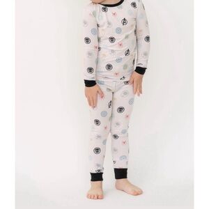 New Magical Mamas Disney Marvel Unisex Neutral Bamboo Pajama Set 3T